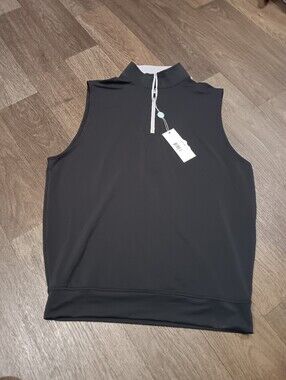 Gen Teal Venture Performance Quarter-Zip Vest Sz S New